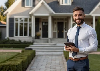 Advogado imobiliário orientando cliente sobre contrato de compra e venda de imóvel em Belo Horizonte